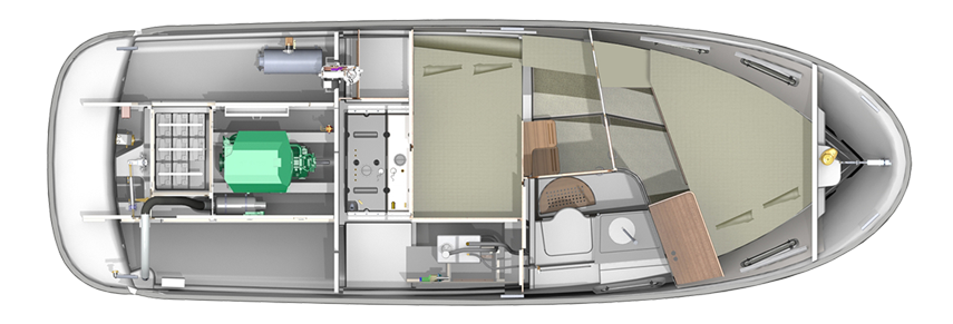 Nimbus 305 Coupe layout 3