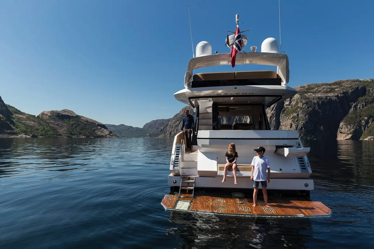 A yacht named 