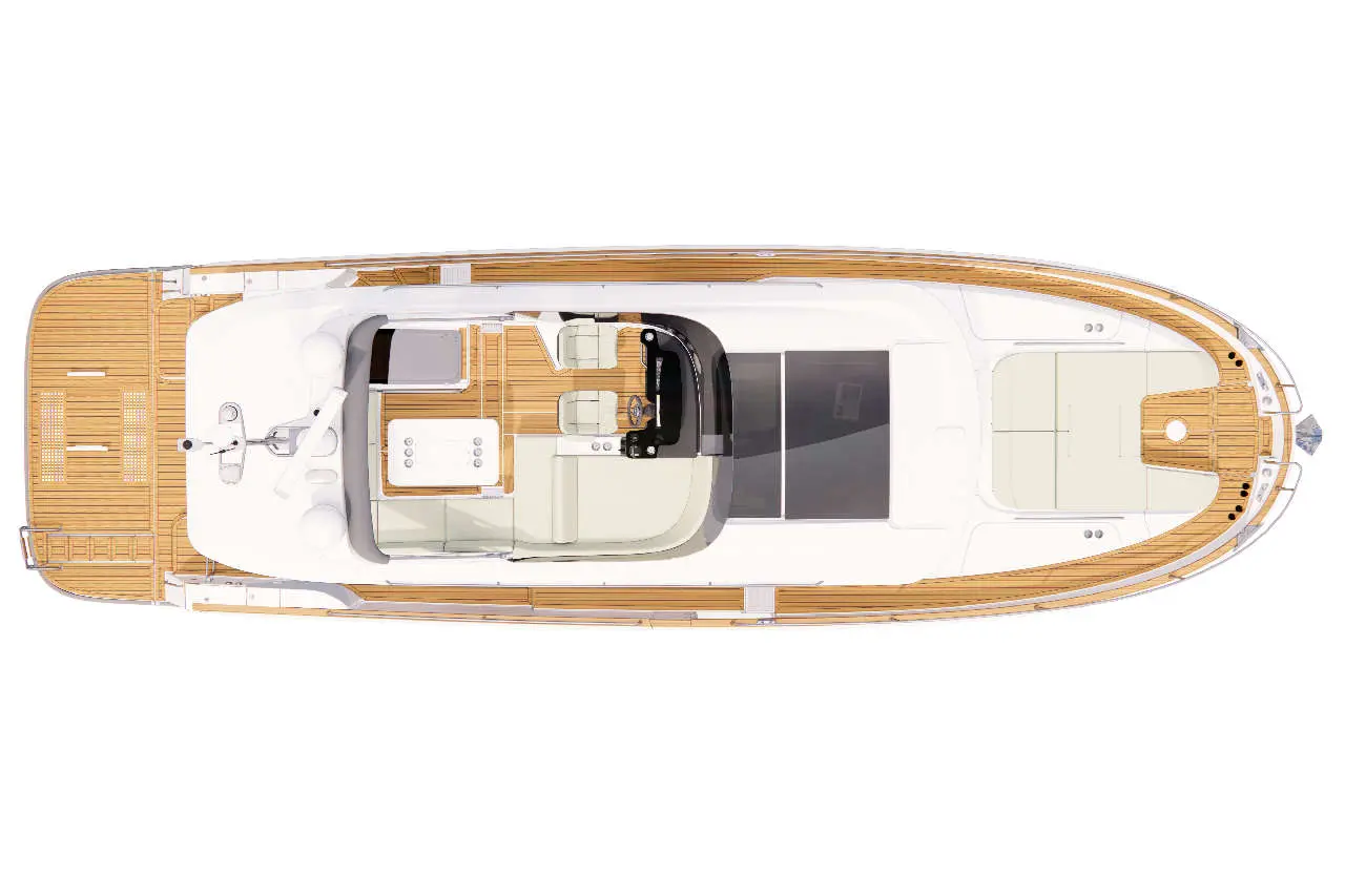Nimbus 495 Flybridge layout 1