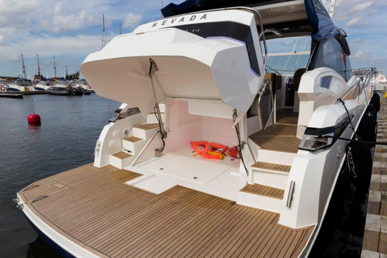 A luxury yacht named 