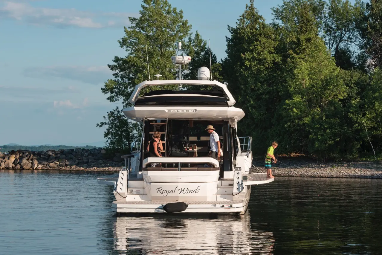 A modern boat named 