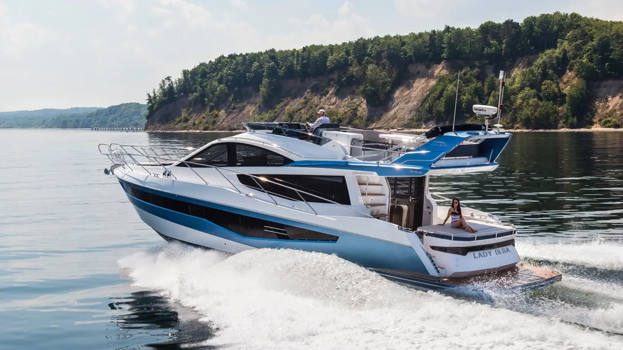 Luxury motor yacht 