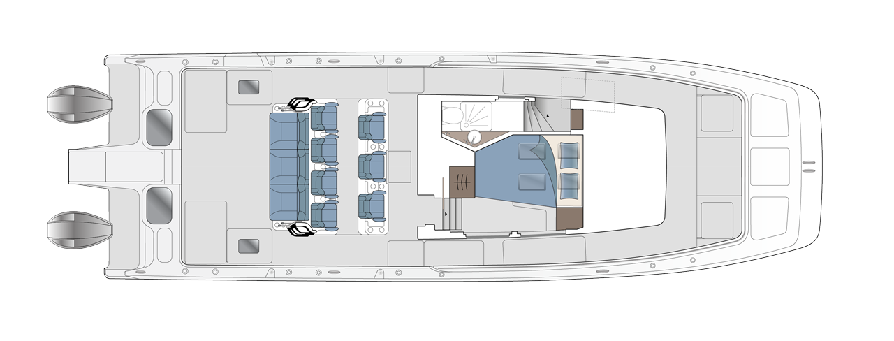 Aquila 47 Molokai layout 2