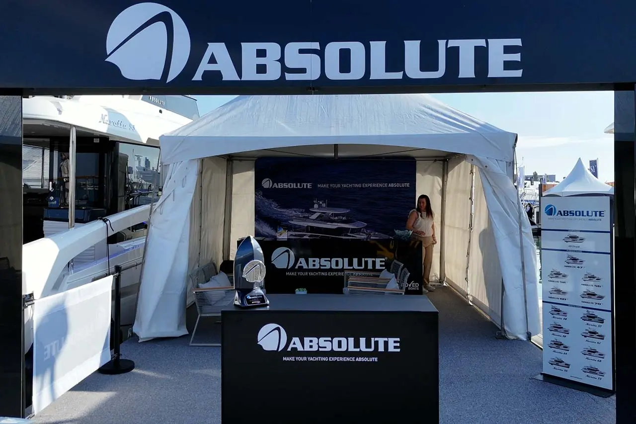 A booth showcasing 