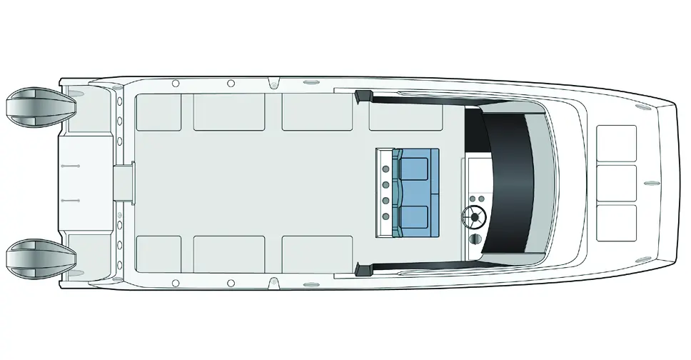 Aquila 28 Molokai Cuddy layout 2