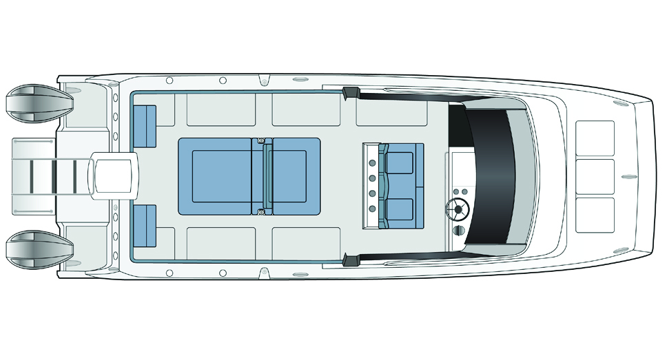 Aquila 28 Molokai Cuddy layout 4