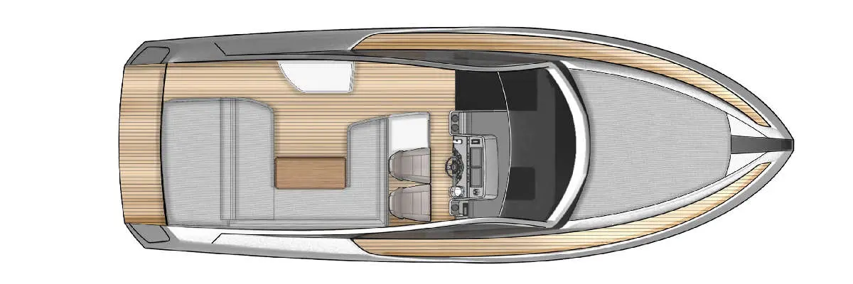 Fairline F//Line 33 layout 8