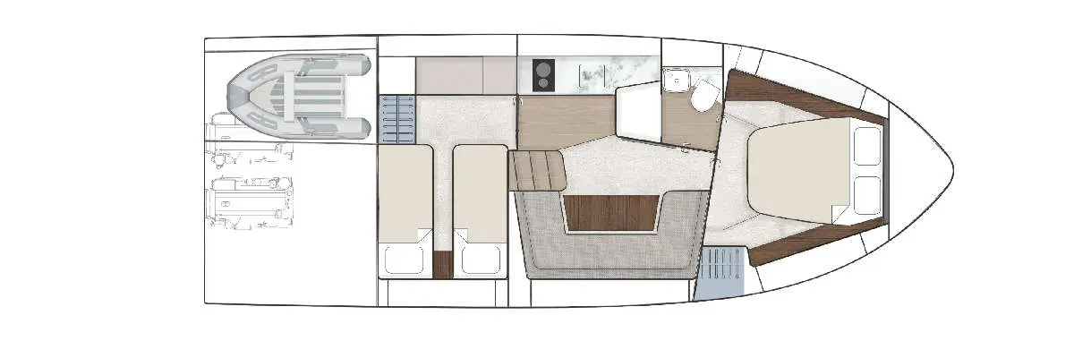 Fairline Targa 40 layout 1