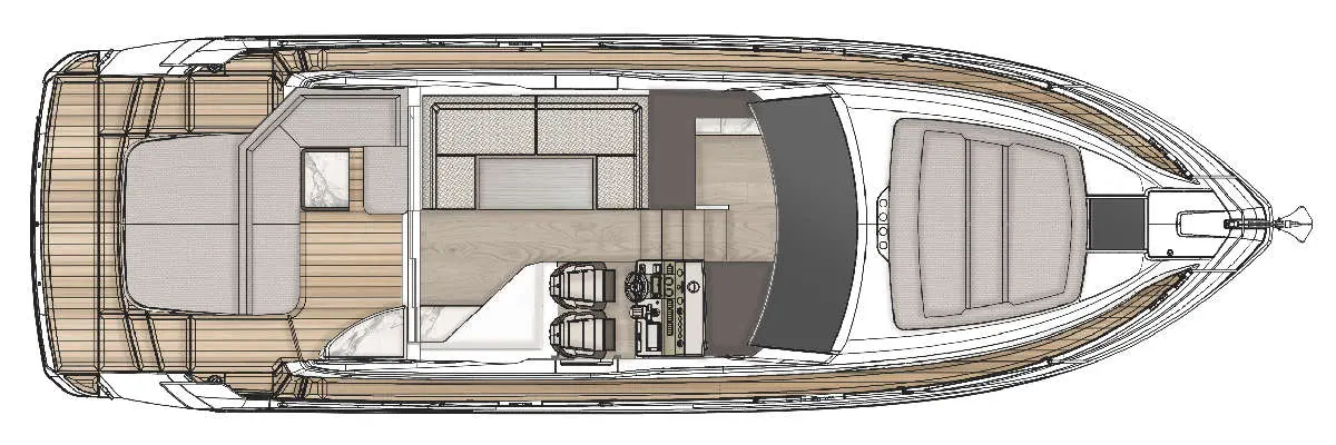 Fairline Targa 45 GT layout 4