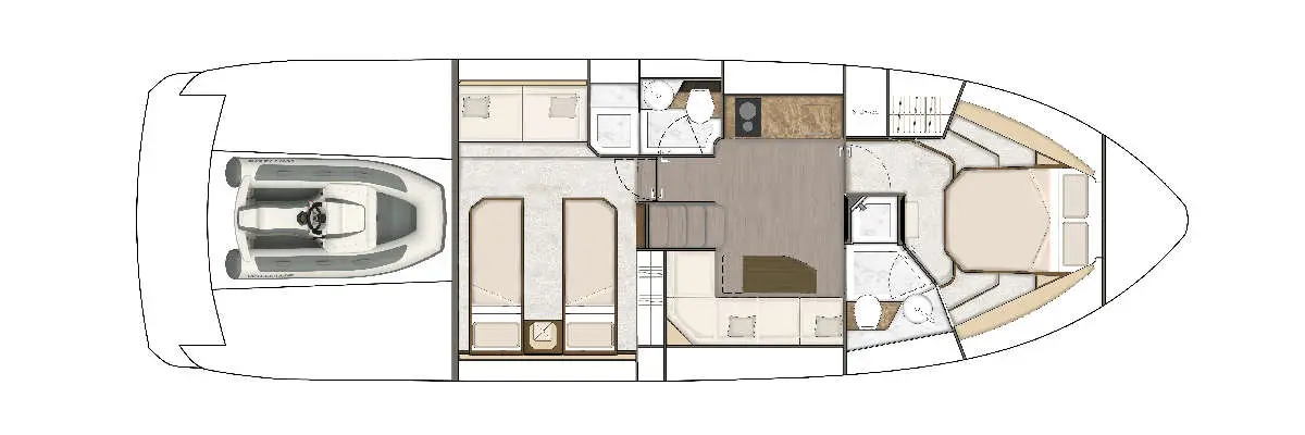 Fairline Targa 45 GT layout 5