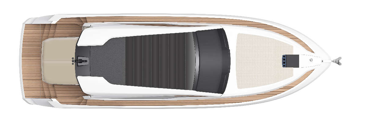 Fairline Targa 45 Open layout 1