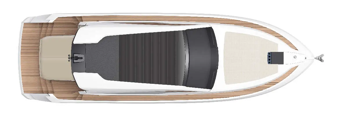 Fairline Targa 45 Open layout 1