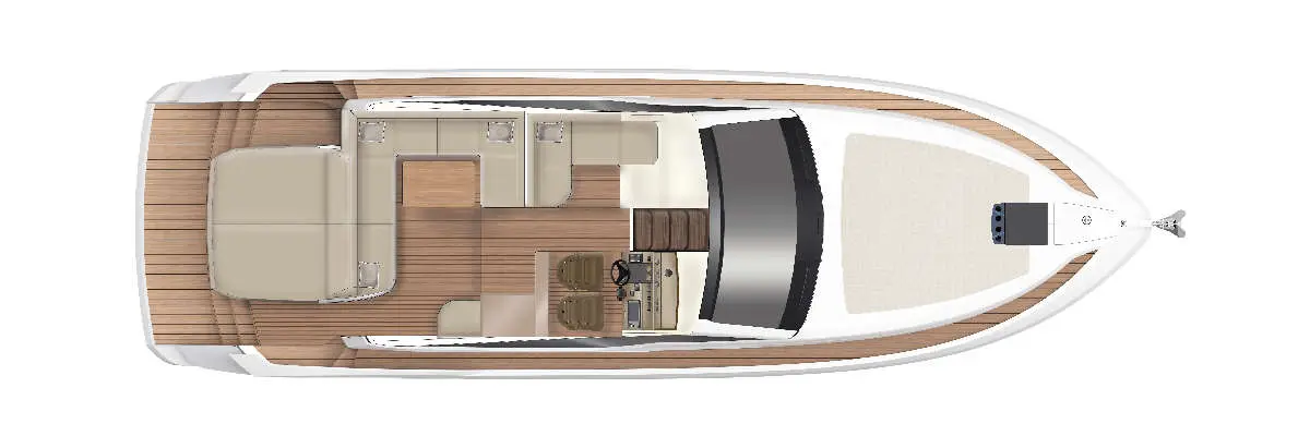 Fairline Targa 45 Open layout 2
