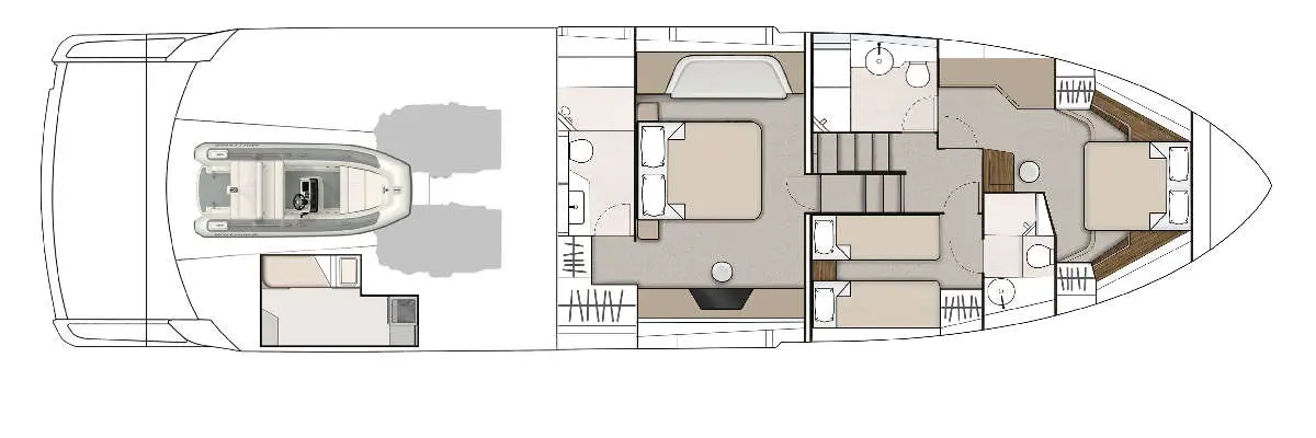 Fairline Phantom 65 layout 1