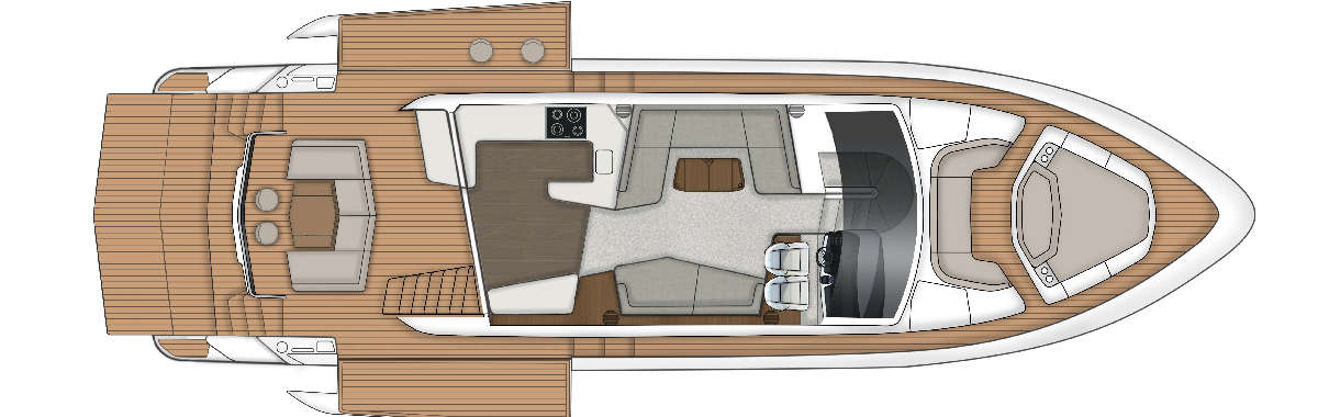 Fairline Squadron 58 layout 1