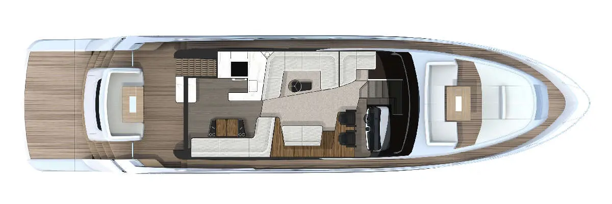 Fairline Squadron 68 layout 6