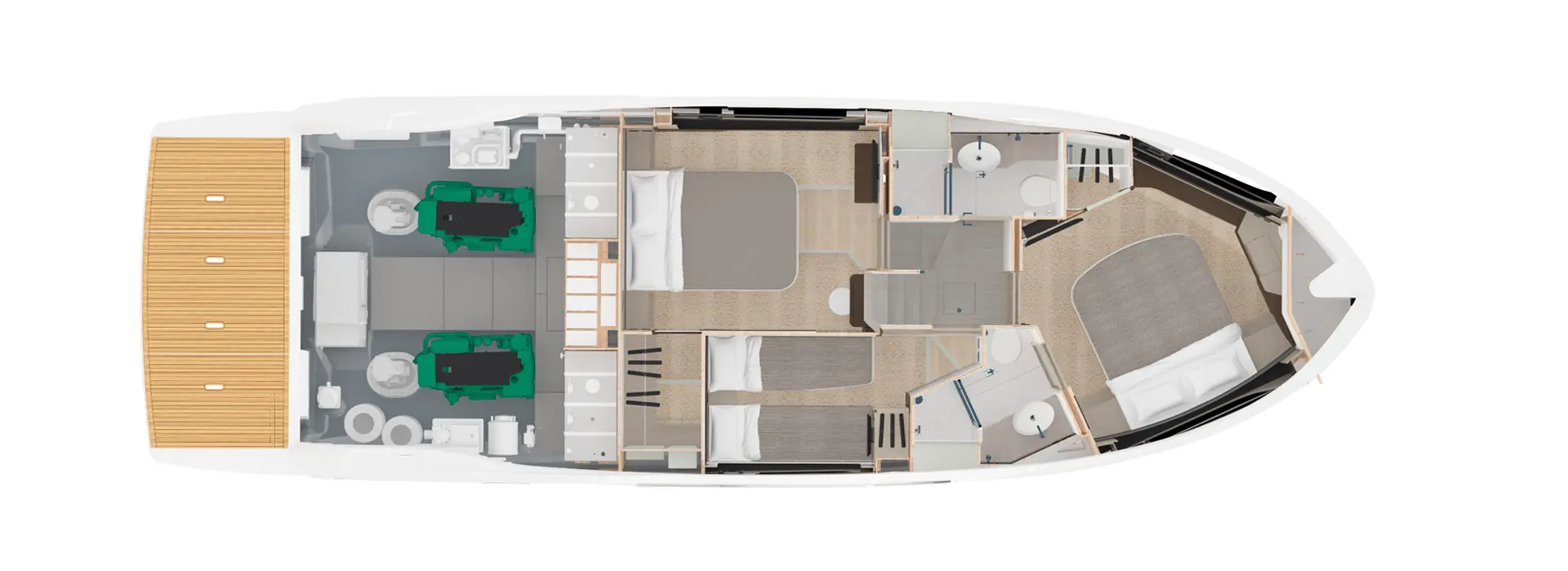 Absolute 48 Coupe LowerDeck 2