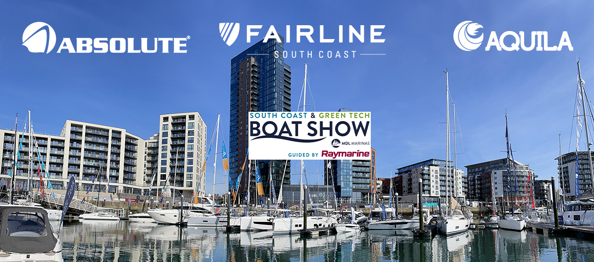 Aquila and Fairline at the South Coast Boat Show 2024