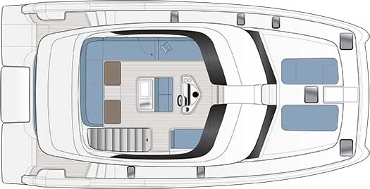 Aquila 42 Yacht layout 1