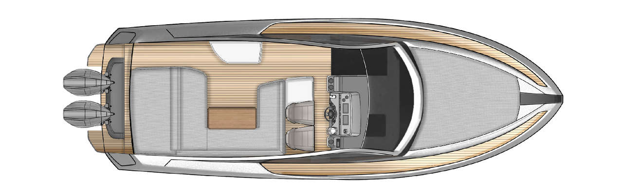 Fairline F-Line 33 layout 10